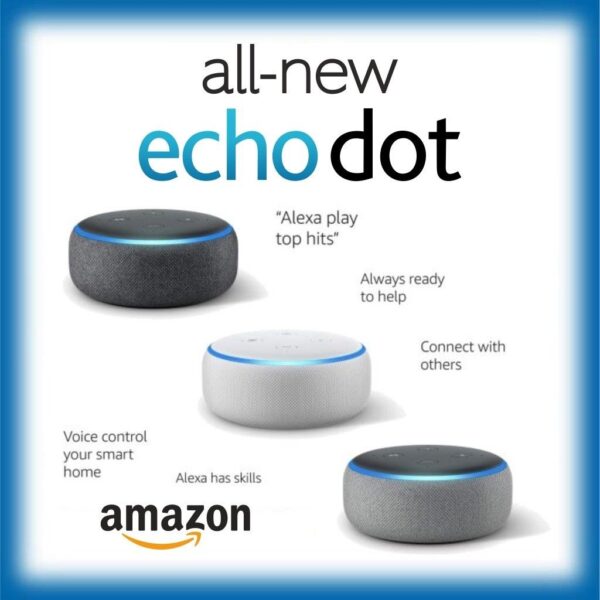 Amazon - Echo Dot (3rd Gen) - Smart Speaker with Alexa - Heather Gray - Image 5