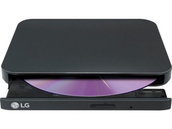 LG - 8x External USB Double-Layer DVD±RW/CD-RW Drive - Black - Image 2