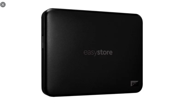 WD - Easystore 2TB External USB 3.0 Portable Hard Drive - Black